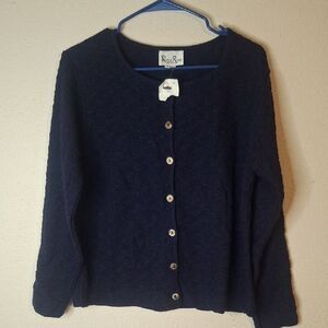 Reba Rose Women's Navy Sweater size medium NWT